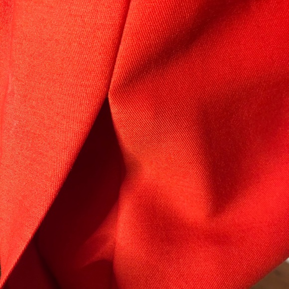 J. Crew Allie Dress w/POCKETS in Red/Orange Dress - Picture 5 of 8
